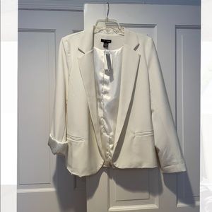 Ivory Aqua Blazer *NWT